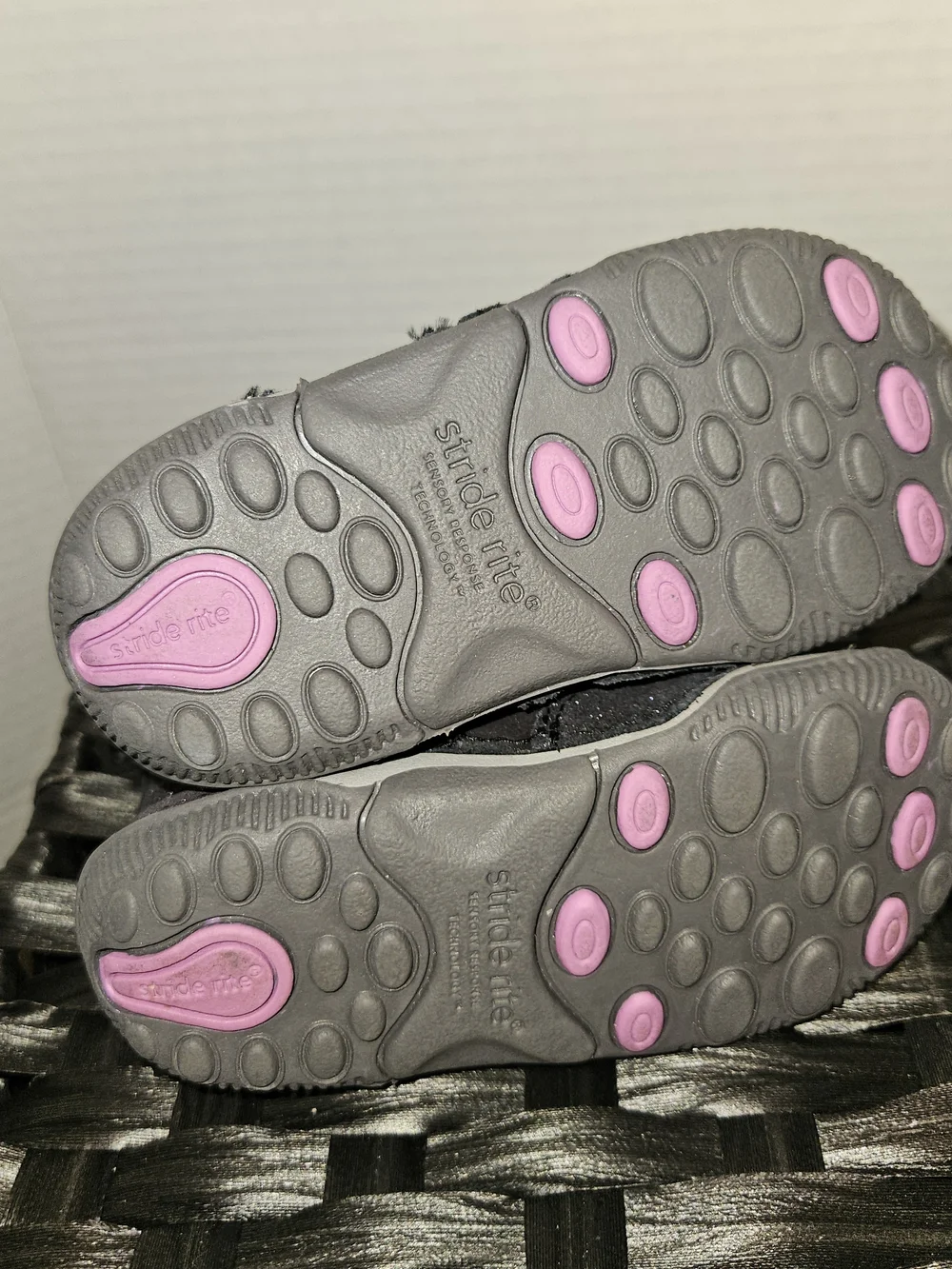 Stride Rite sparkly black